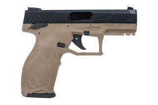 Taurus TX22 22LR Pistol - 10 Round - FDE frame and black slide